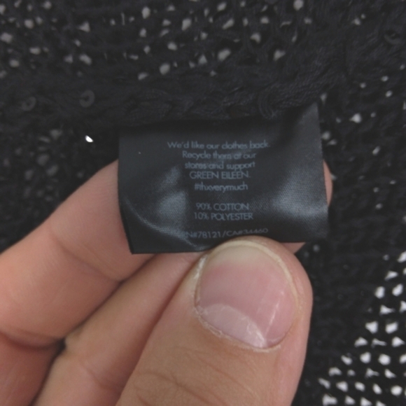 Eileen Fisher Sequin Chainmail Knit Top - Picture 9 of 12